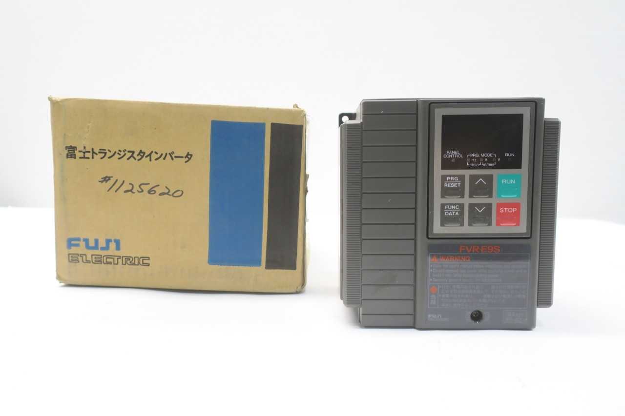 NEW FUJI FVR0.4E9S-4 380-480V-AC 0.2-400HZ 380-415V-AC 0.4KW AC VFD DRIVE - MOTOR DRIVES NEW FUJI FVR0.4E9S-4 380-480V-AC 0.2-400HZ 380-415V-AC 0.4KW AC VFD DRIVE - MOTOR DRIVES