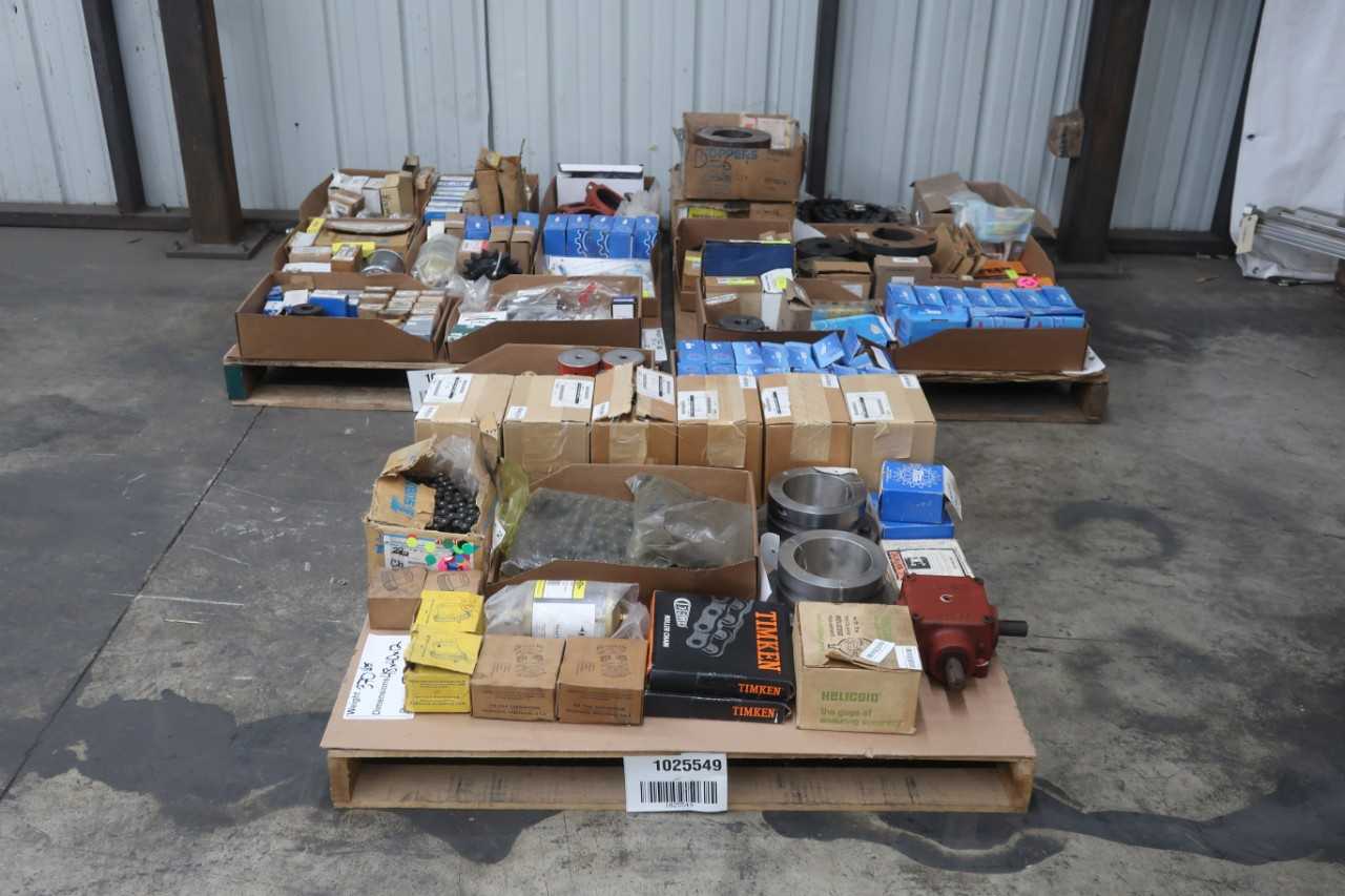 3 PALLETS OF ASSORTED POWER TRANSMISSION REPLACEMENT PARTS - POWER TRANSMISSION
