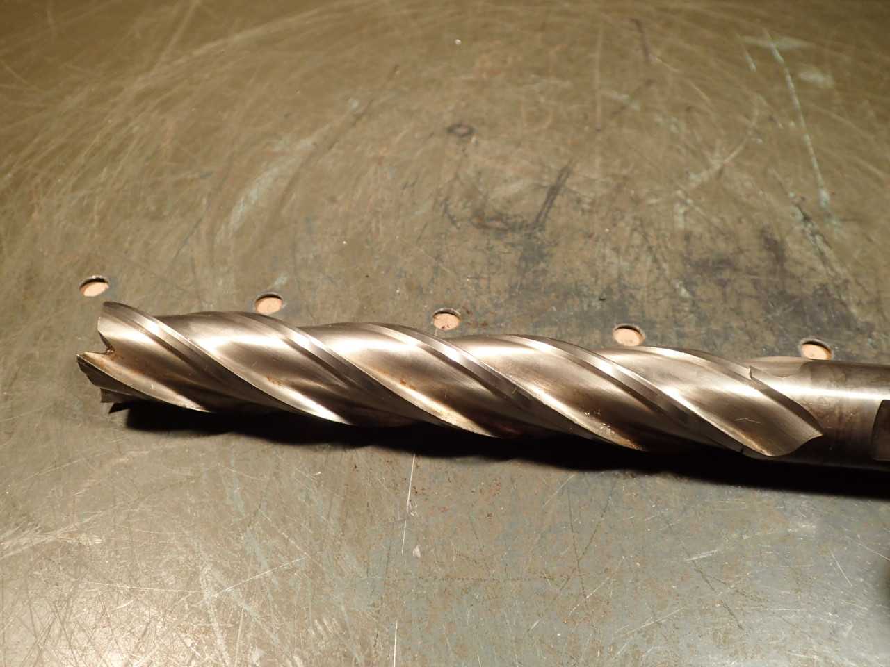 Niagara 1" Square End Mill 4-Flute 6" Long Shoulder Straight Shank USA - MACHINE TOOLING