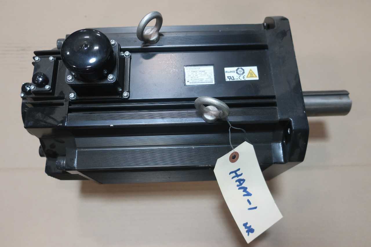 1 LOT OF SGMGV-1AA3A6E 11KW 1500RPM 70NM 200V-AC SERVO MOTOR- YASKAWA - SERVO