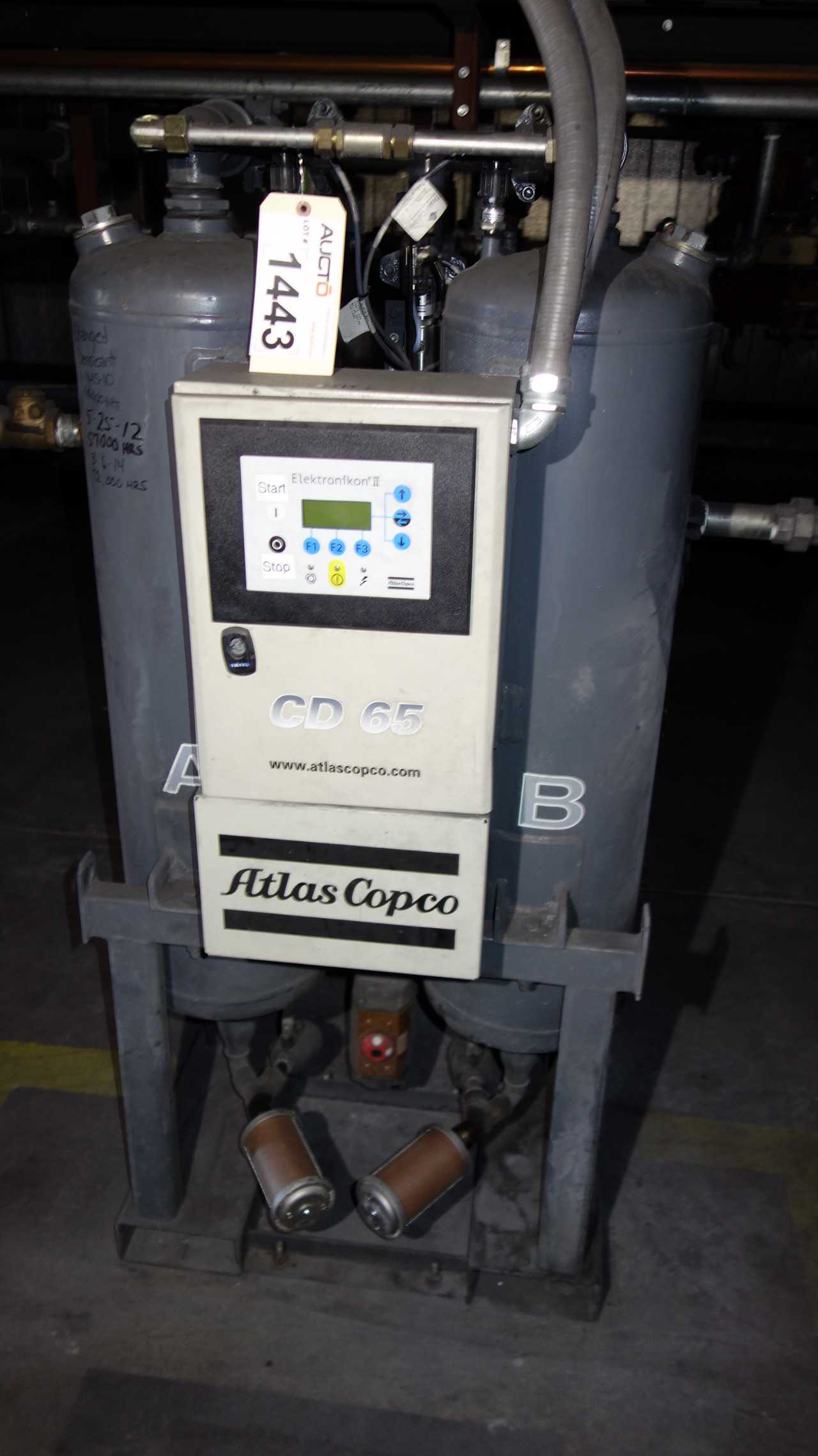 ATLAS COPCO CD65 PURGE AIR DRYER 115V - AIR DRYERS