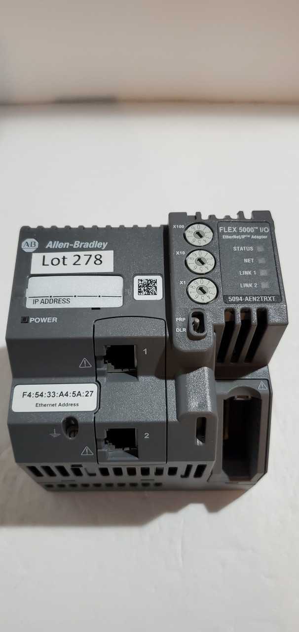 Allen Bradley Flex 5000 Ethernet Adapter - INDUSTRIAL PARTS Allen Bradley Flex 5000 Ethernet Adapter - INDUSTRIAL PARTS