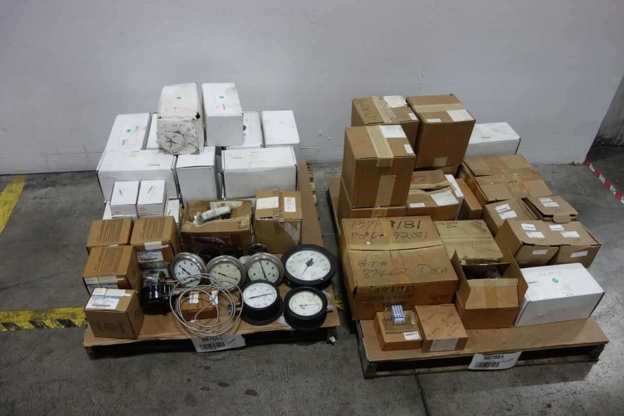 2 PALLETS OF ASSORTED GAUGES - INSTRUMENTATION