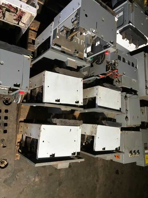 Bulk Lot of Electrical MCC Buckets & Switchgear, Including Allen Bradley, Square D, & Cutler Hammer - QTY 14 Pieces on 3 Pallets - ELECTRICAL COMPONENTS