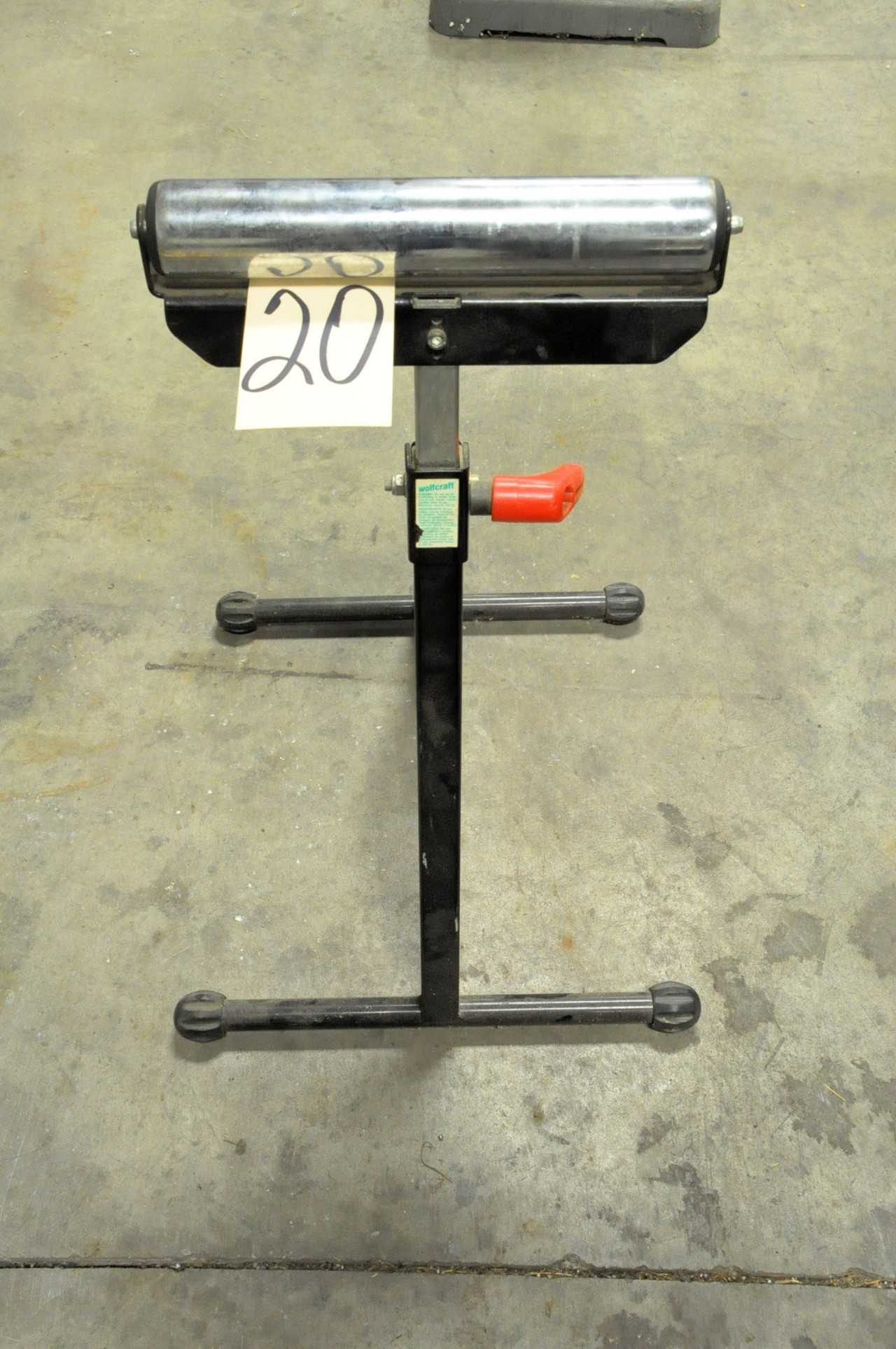 Wolfcraft Black Roller Stock Stand - ELECTRIC POWER TOOLS