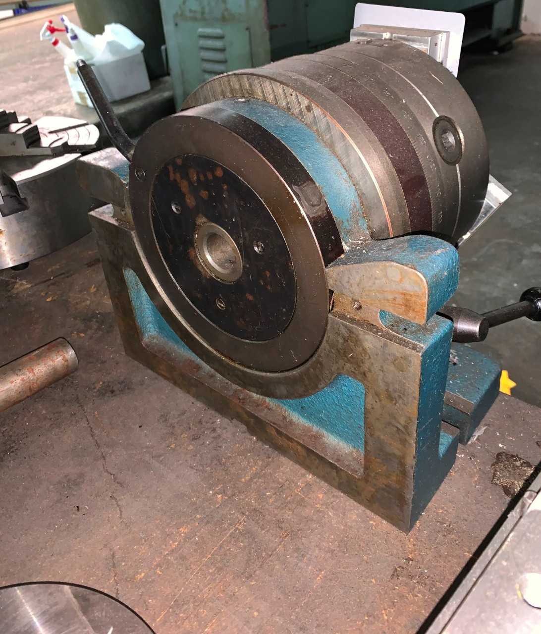 Manual Rotary Indexer with 10 inch 3-jaw chuck - MACHINING ACCESSORIES & TOOLING