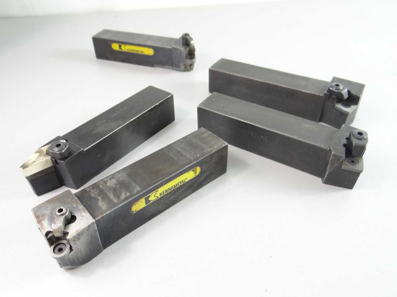 Lot of 5 Indexable Lathe Tool Holders - MACHINING ACCESSORIES & TOOLING