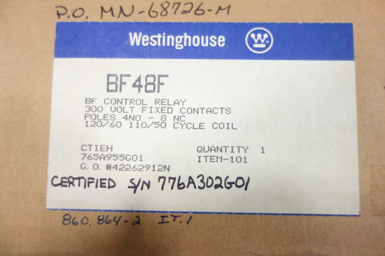 LOT OF WESTINGHOUSE CONTROL RELAYS - AUTOMATION & CONTROLS