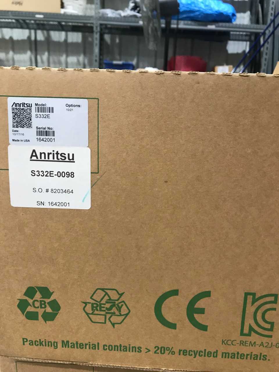 NEW Anritsu S332E Site Master Cable and Antenna Analyzer - TELECOMMUNICATION