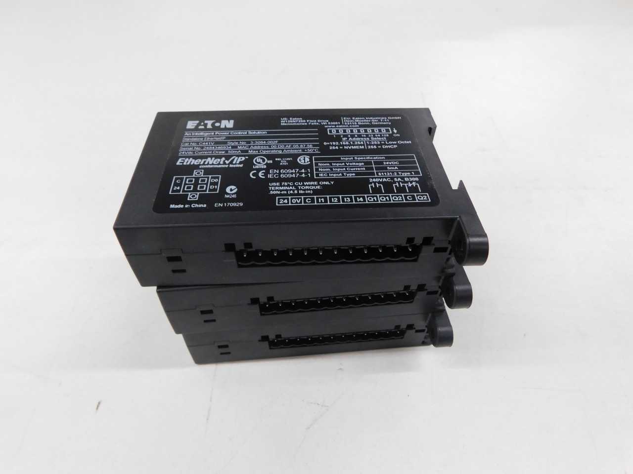 Lot of Quantity 3x C441V PLC/Process Logic Controllers - AUTOMATION & CONTROLS
