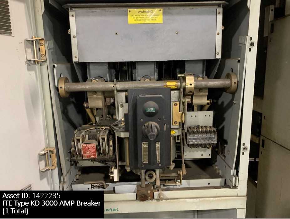 ITE Type KD 3000 AMP Breaker (1 total) - CIRCUIT BREAKERS