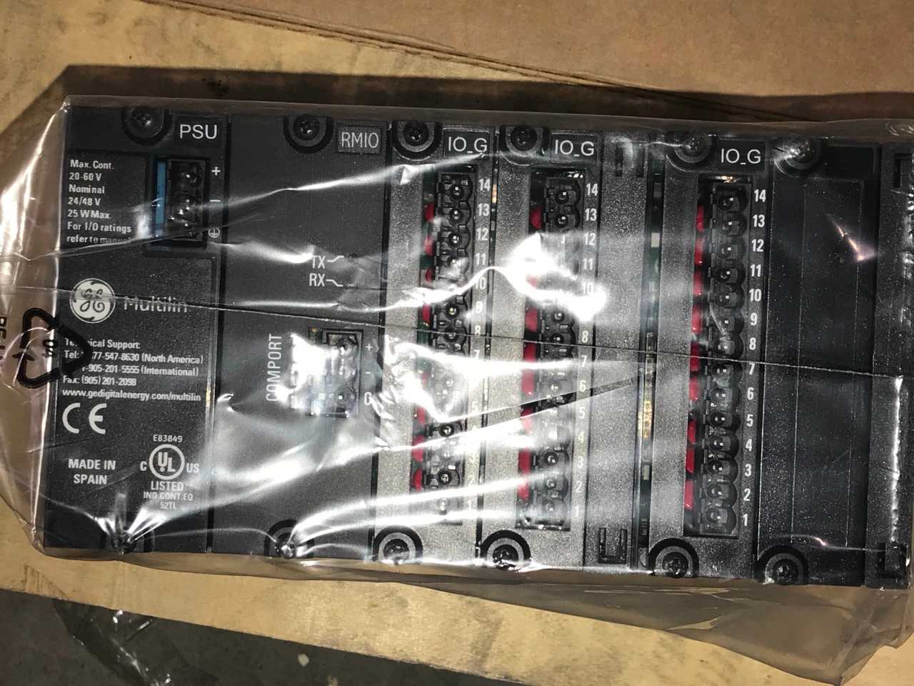 GE PLC Module RMIO - LGGGXXXXX (QTY 1) - AUTOMATION & CONTROLS