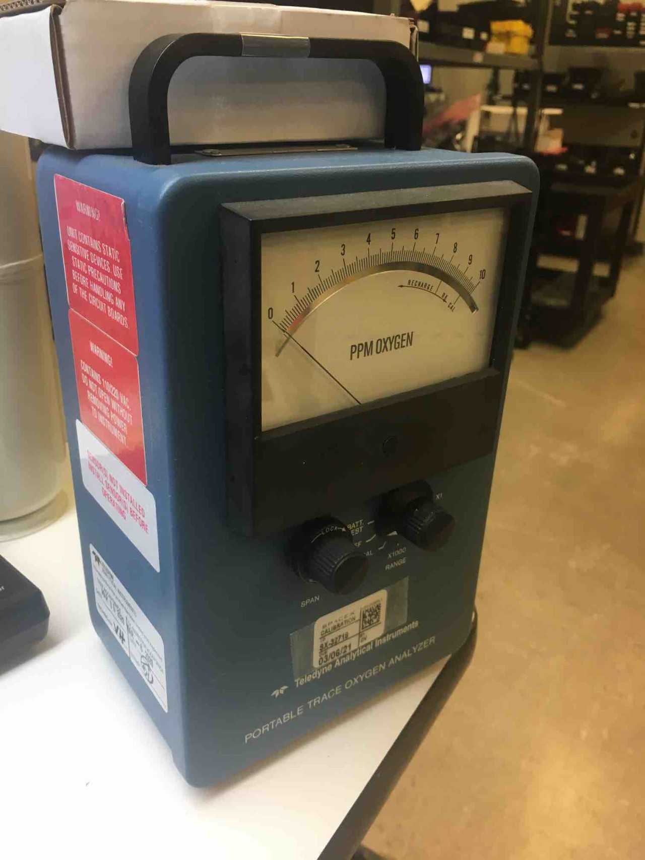 Teledyne portable oxygen analyzer - LAB & SCIENTIFIC