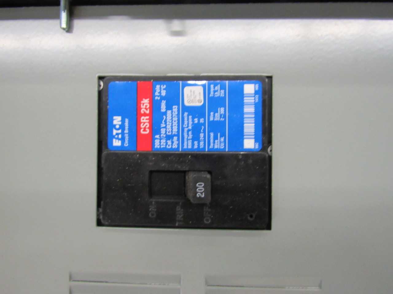 Quantity of 4x MBX2040B200BTS Electrical Panel/Loadcenter/Switchboards - ELECTRICAL COMPONENTS