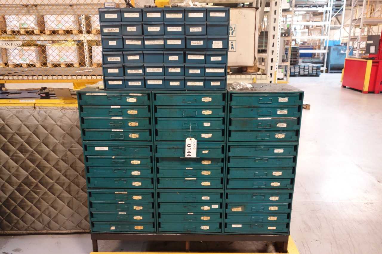 Lot of assorted shelving with contents - SHELVING