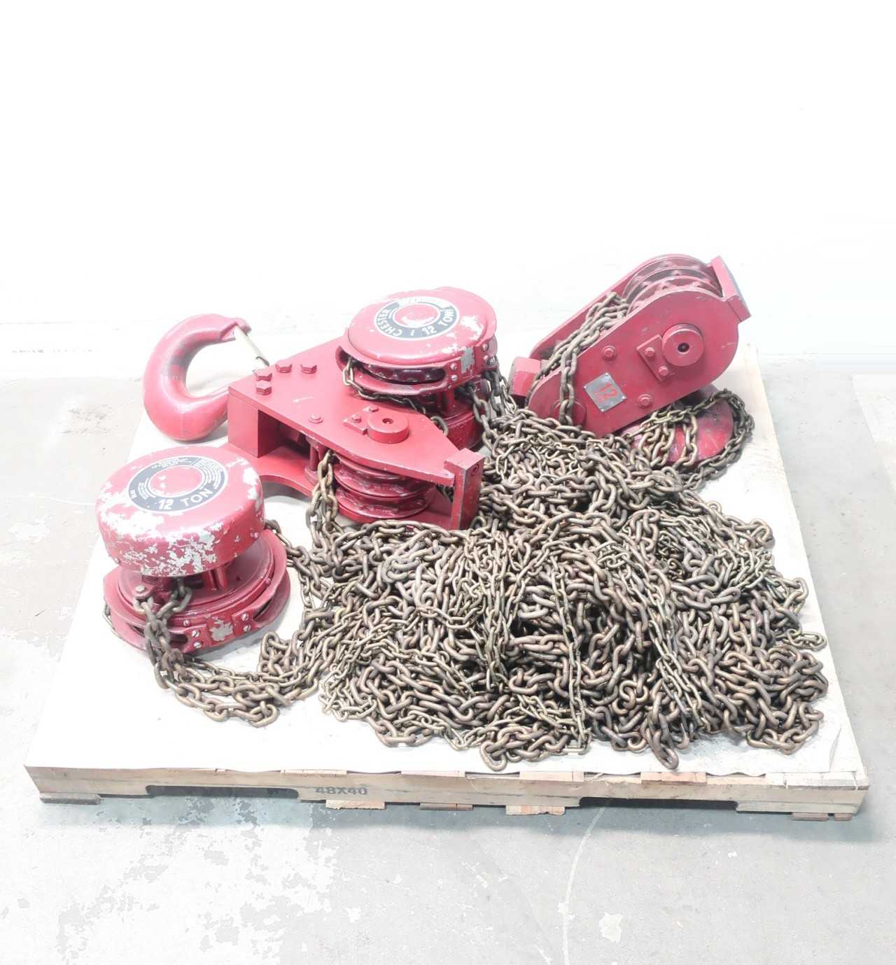 CHESTER HOIST ZEPHYR CHAIN 12TON MANUAL HOIST - LIFTING EQUIPMENT CHESTER HOIST ZEPHYR CHAIN 12TON MANUAL HOIST - LIFTING EQUIPMENT