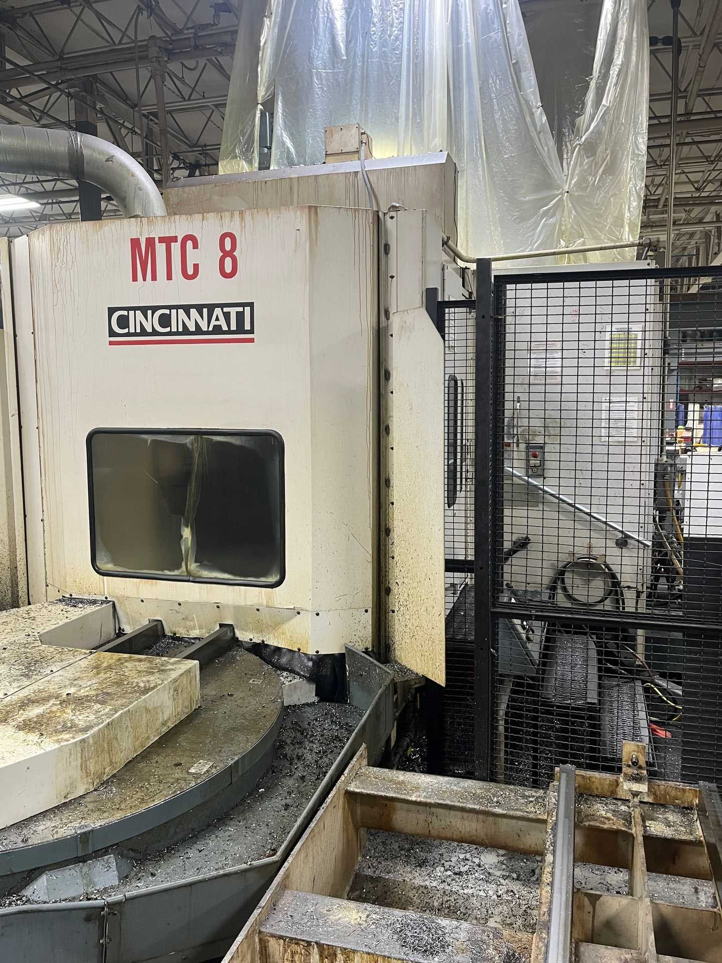 1995 Cincinnati Milacron T-35 5 Axis Horizontal Machining Center w/Siemens Acramatic 950 Control - CNC MACHINING CENTERS