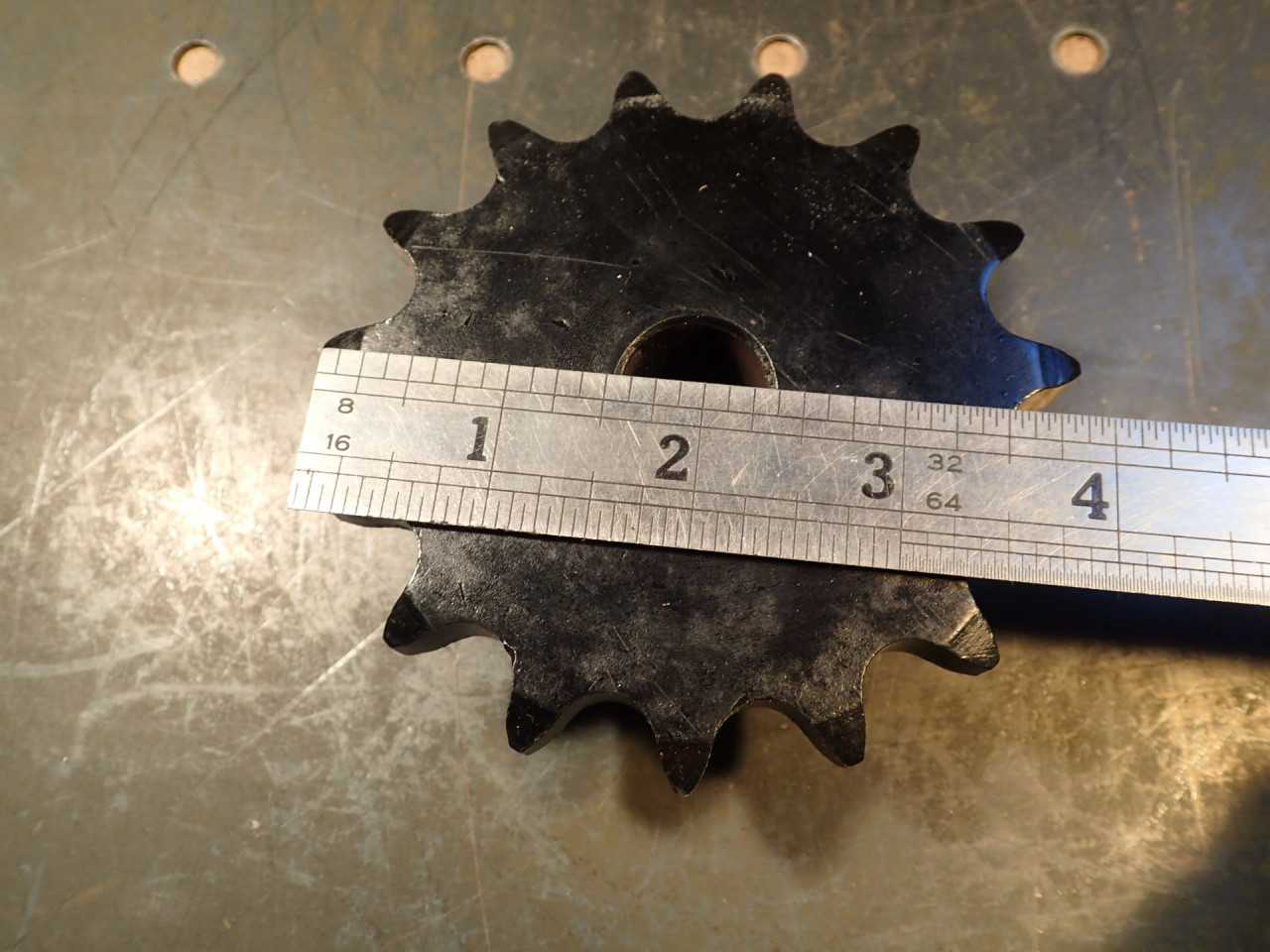 Martin 60B15 #60 Steel Chain Sprocket 15-Tooth 3/4" Bore 3-7/8" OD New Old Stock - SPROCKET