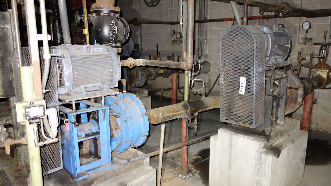 LOT OF 7 INGERSOLL RAND 4X6 AND 3X4 PUMPS 20HP, 50HP - PUMPS