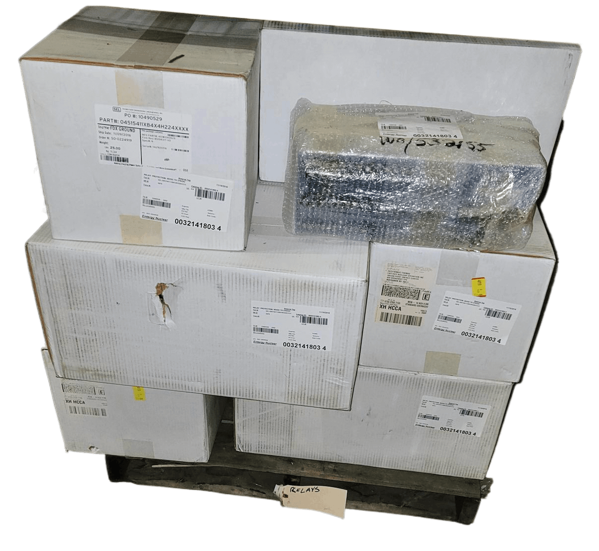 BULK LOT OF MERCOID SWITCHES, RELAYS QTY 3 PALLETS - ELECTRICAL PARTS