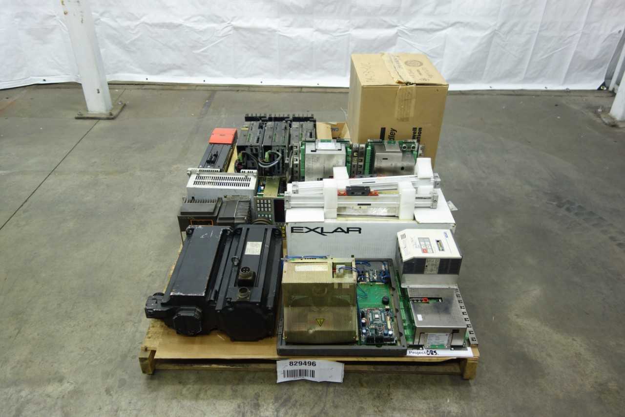 PALLET OF ASSORTED AUTOMATION - INDUSTRIAL PARTS