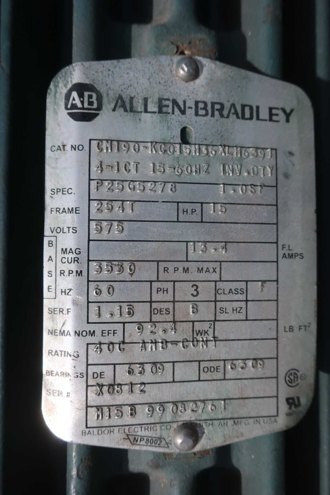 ALLEN BRADLEY CM190-KC015H36XLH6391 MOTOR - ELECTRIC MOTORS
