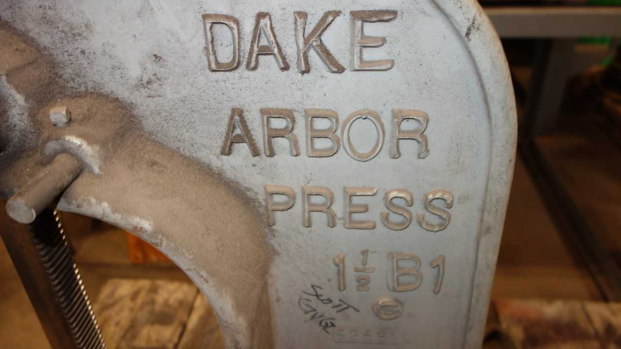DAKE 1-1/2 IN B1 ARBOR PRESS - MECHANICAL STAMPING PRESSES