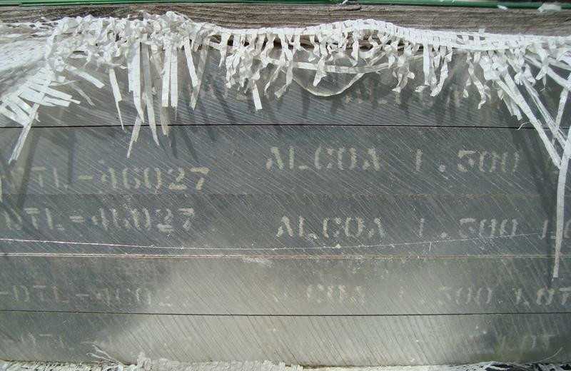 Alcoa Aluminum Bare 5083-H131 - MACHINING ACCESSORIES & TOOLING