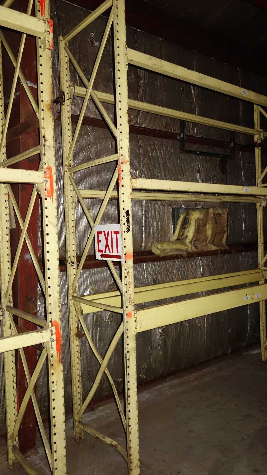 54FT OF STEEL RACKING - 12' HIGH x 3' DEEP 9ft Sections - PALLET RACKING