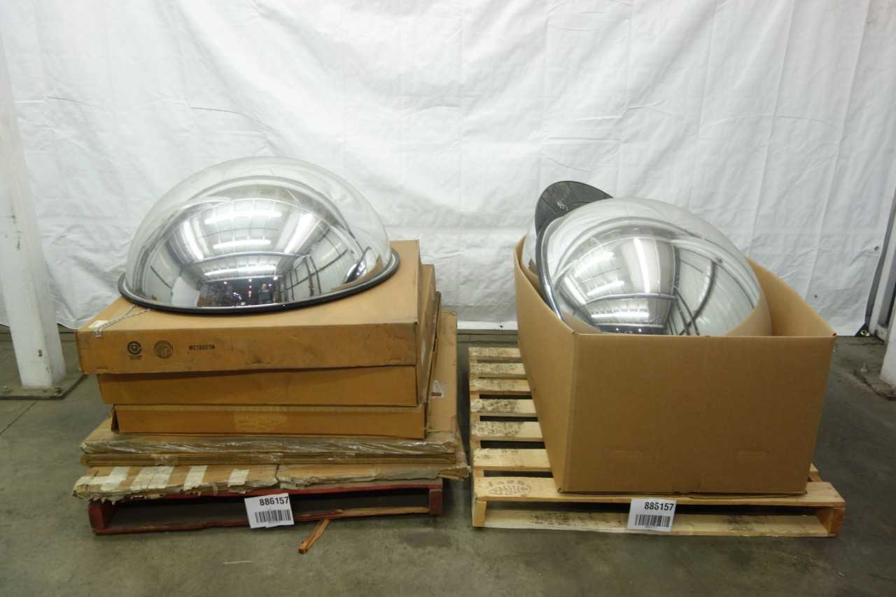 2 PALLETS OF CONVEX SAFETY MIRRORS - SAFETY EQUIPMENT