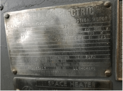 New General Electric 700HP Electric Motor - ELECTRIC MOTORS