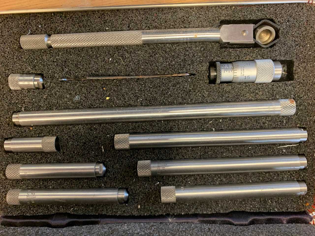Starrett Inside Micrometer Set - ELECTRIC POWER TOOLS