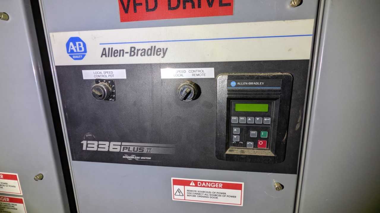 ALLEN BRADLEY VFD CABINET - MOTOR DRIVES