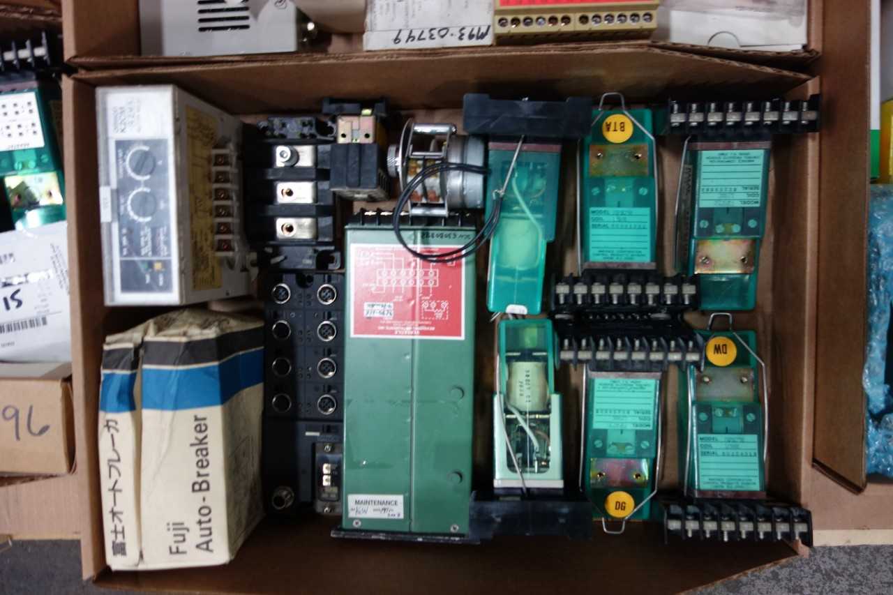 4 PALLETS OF ASSORTED ELECTRICAL CONTROLS - ELECTRICAL COMPONENTS