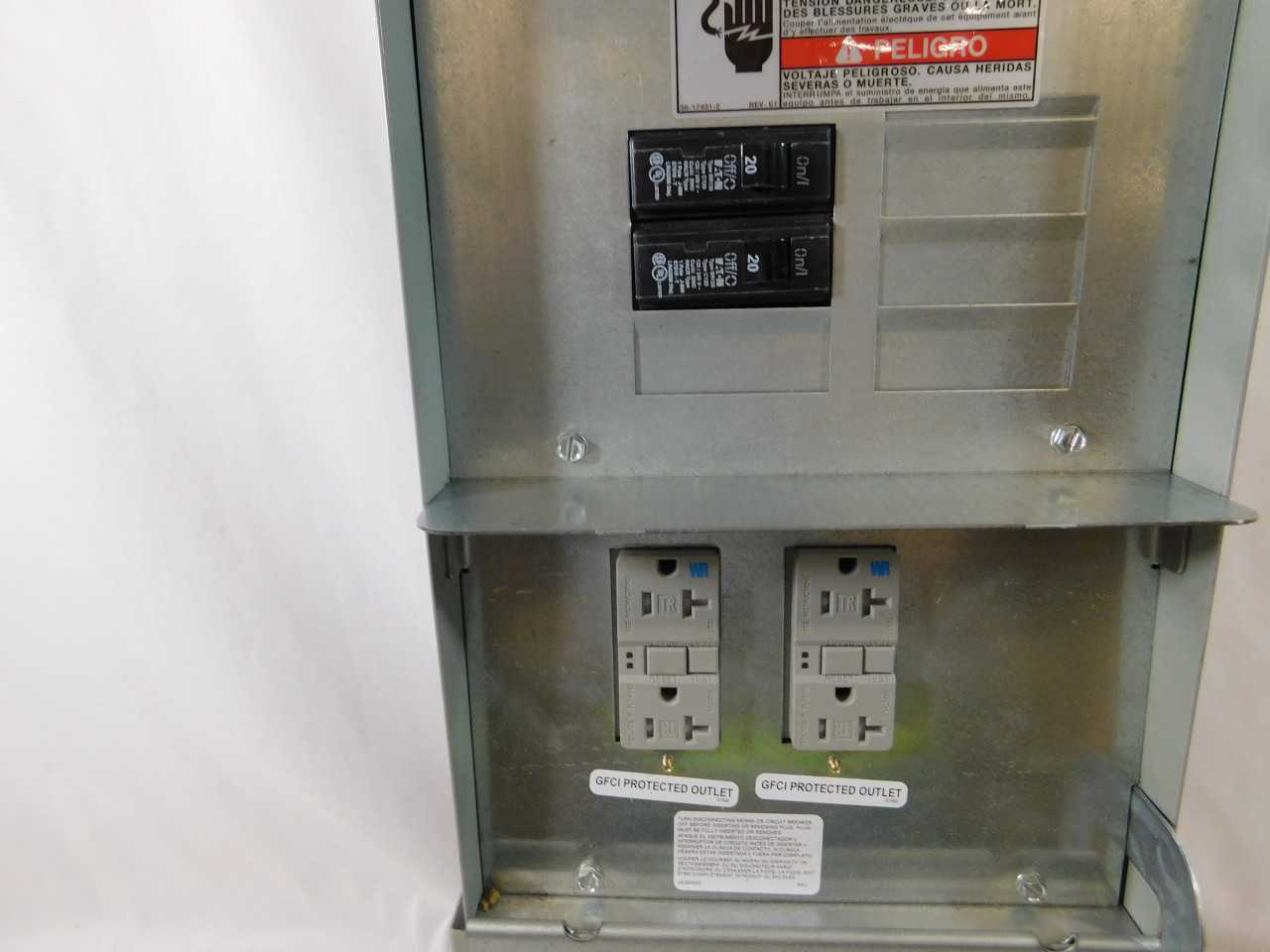 Quantity of 1 New Surplus Eaton CHR9N9NSU Power Outlet Panel 125A 120V 3 Wire - ELECTRICAL COMPONENTS