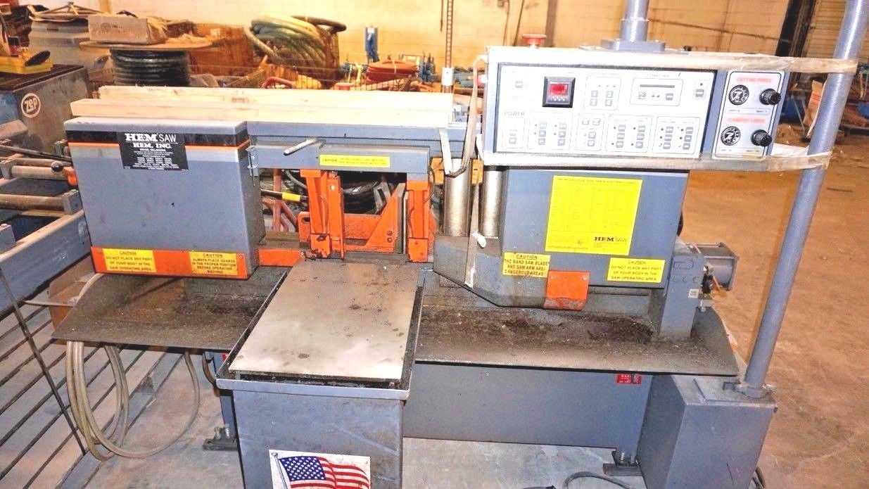 Hem 12.75" x 12.75" Horizontal Band Saw H90A-4, YEAR 2012 - HORIZONTAL BAND SAWS