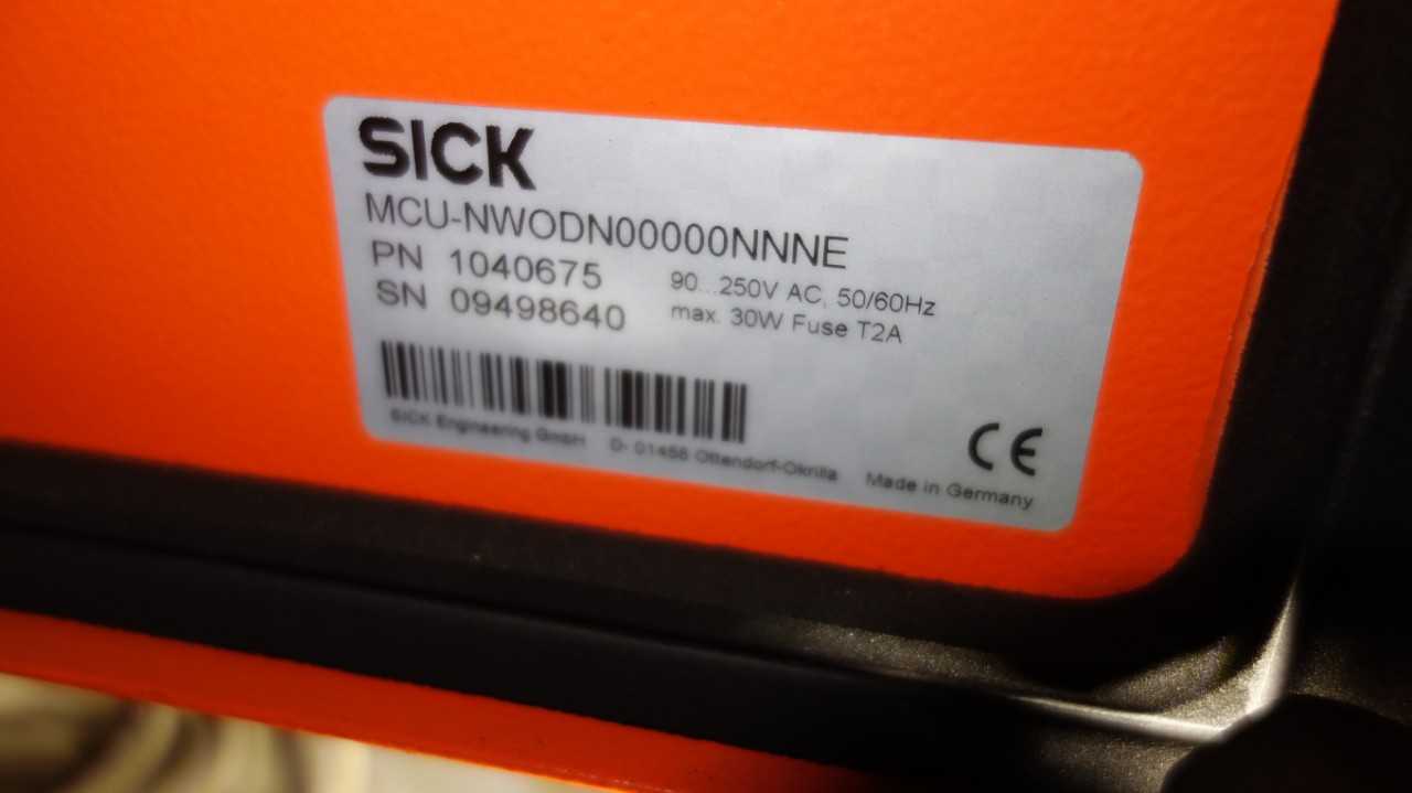 LOT OF 2 SICK MCU-NWODN00000NNNE DUST CONCENTRATION MONITOR - ANALYZER