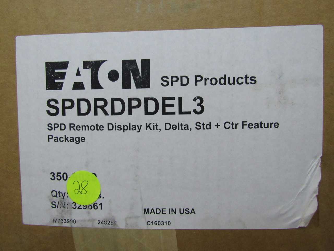 Quantity of 29x SPDRDPDEL3 SPD/Surge Protective Devices - VALVES