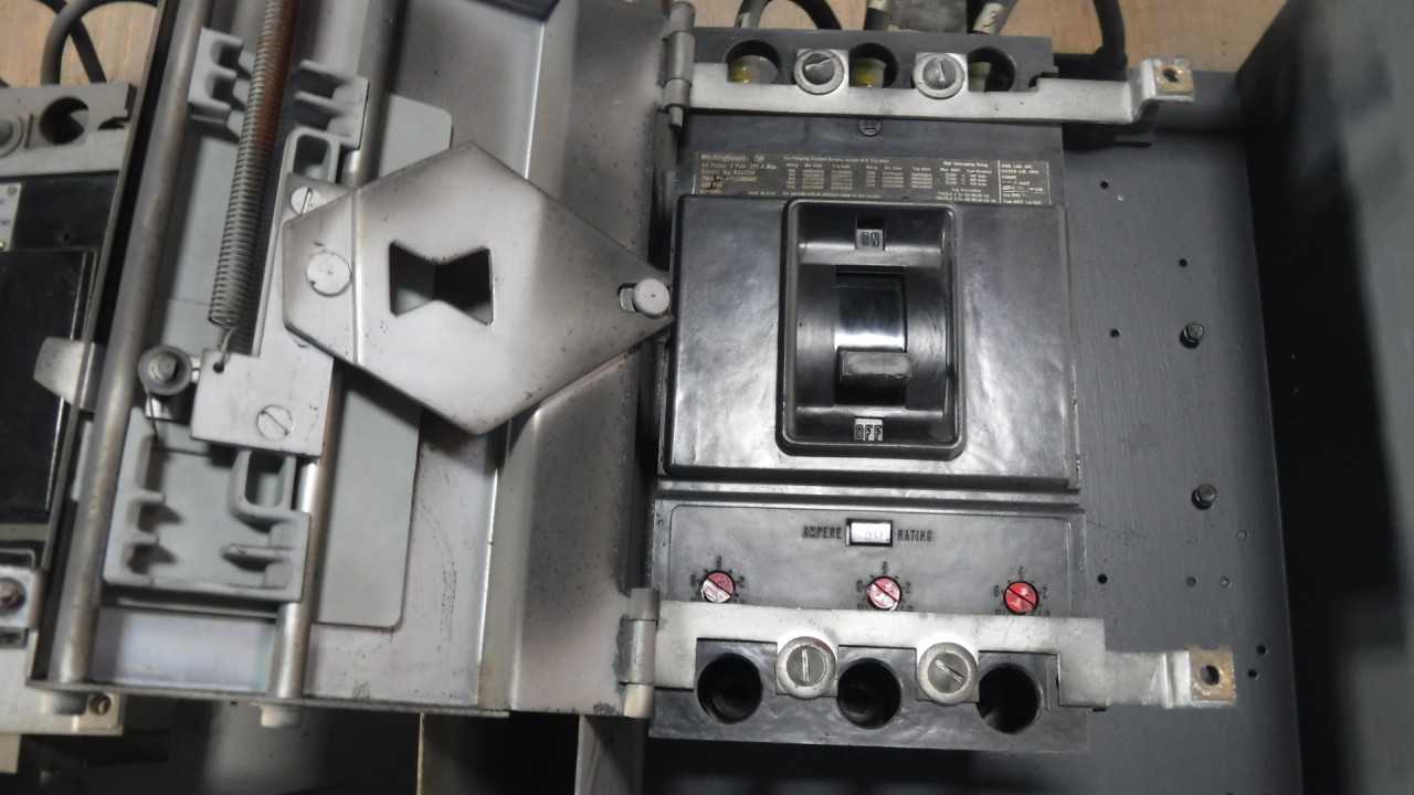 Lot of Two 200 Amp Westinghouse Circuit Breakers - MOTOR STARTERS