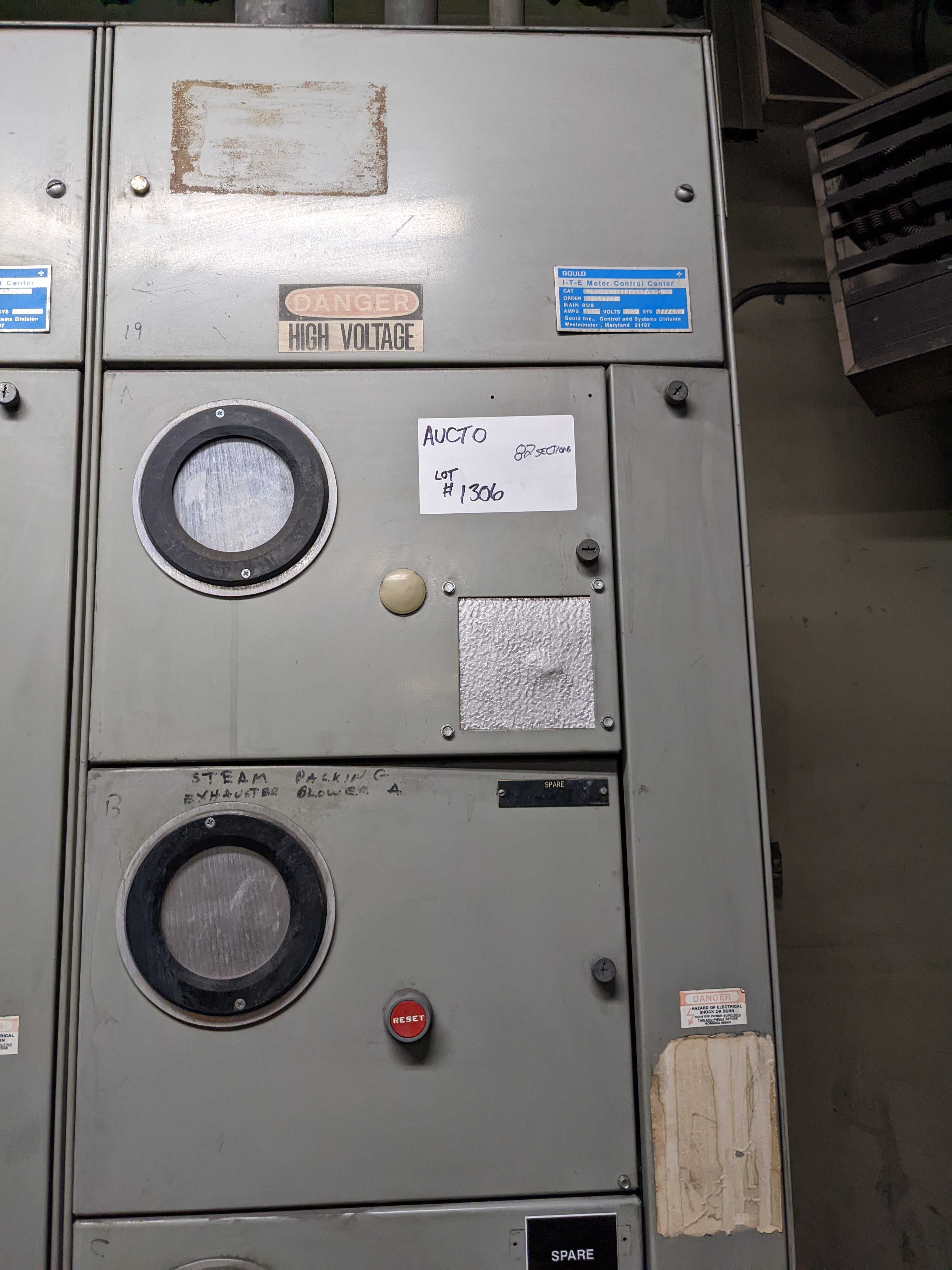 MCC CONTROL CENTER - MOTOR CONTROL CENTERS