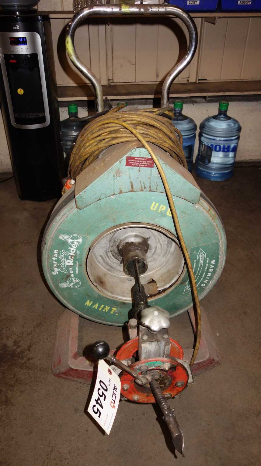 SPARTAN ELECTRIC 1065 SEWER RAIDER DRAIN CLEANER - ELECTRIC POWER TOOLS