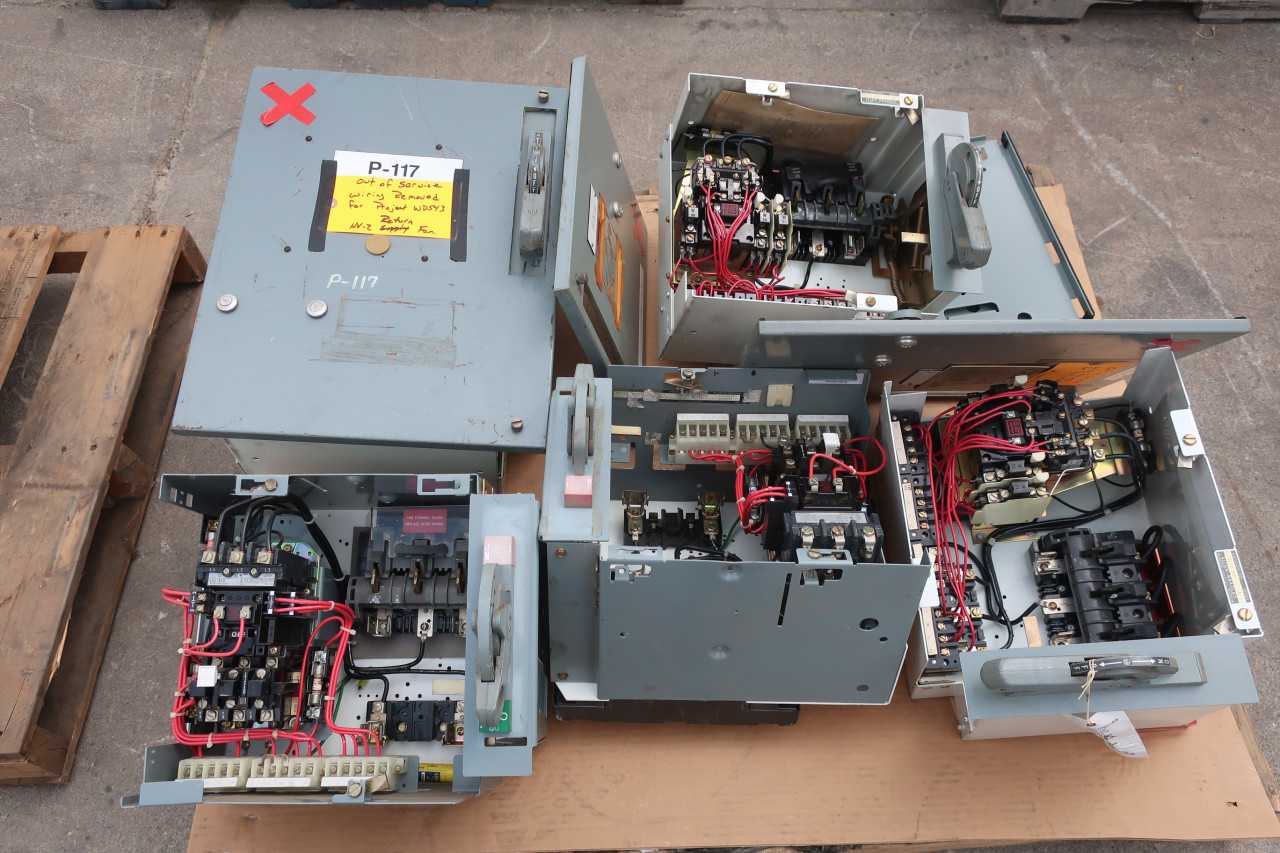 1 PALLET OF ASSORTED ALLEN BRADLEY MCC BUCKETS - MOTOR CONTROL CENTERS