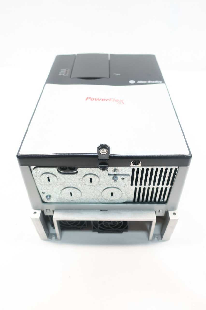 ALLEN BRADLEY 20AE017A0AYNNNC0 POWERFLEX 70 AC VFD DRIVE 0-400HZ 0-575V-AC 15HP - MOTOR DRIVES