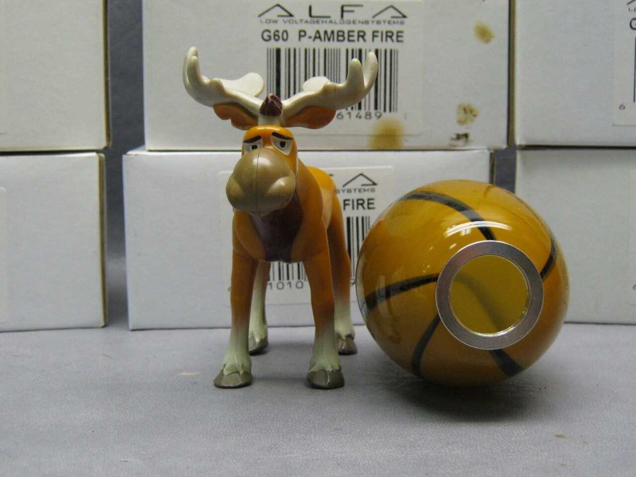(30) Alfa G60 P-Amber Fire Mini Globe - LIGHTING