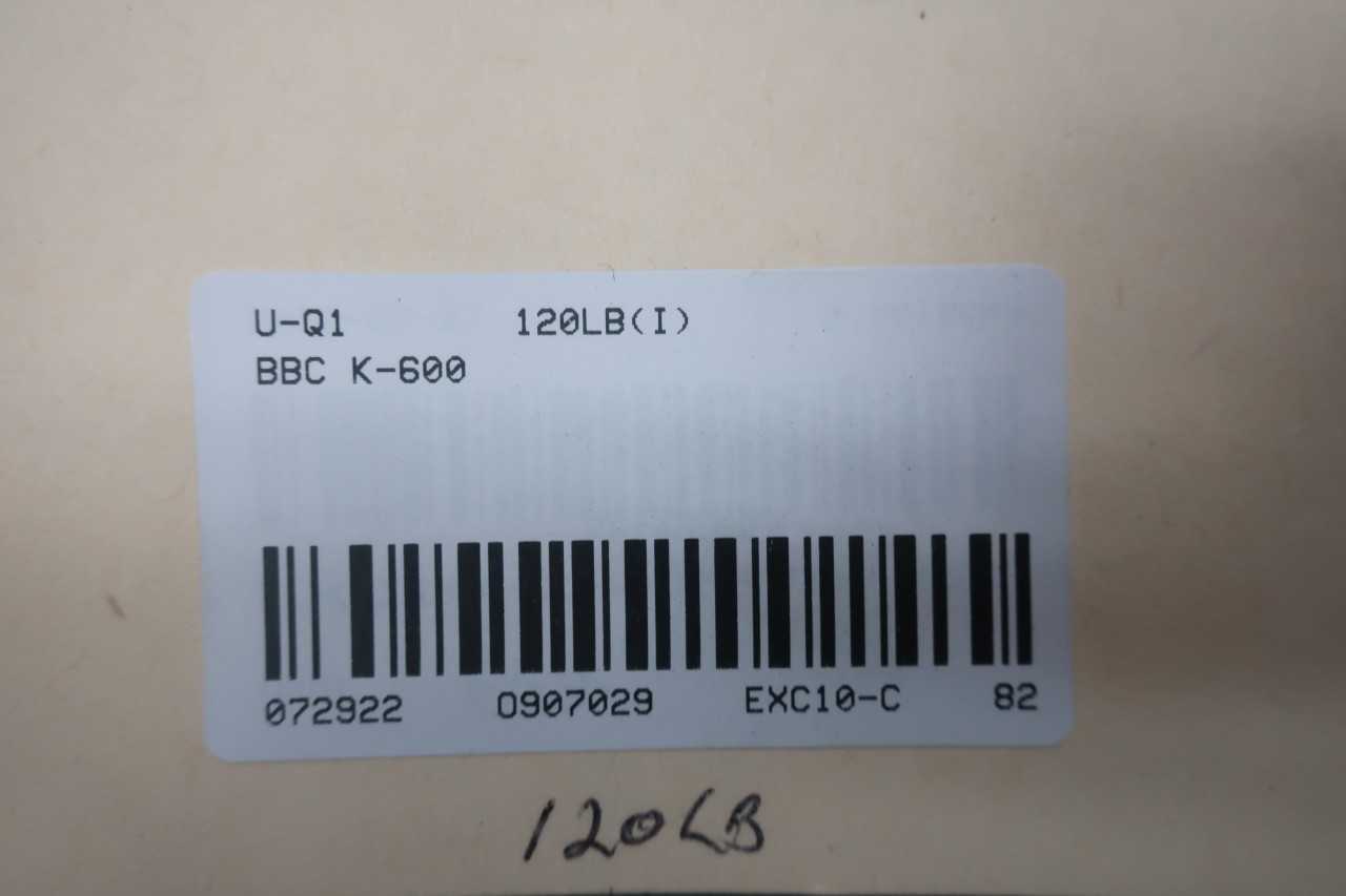 BBC K-600 ITE K-LINE 600A AMP 600V-AC AIR CIRCUIT BREAKER - CIRCUIT BREAKERS