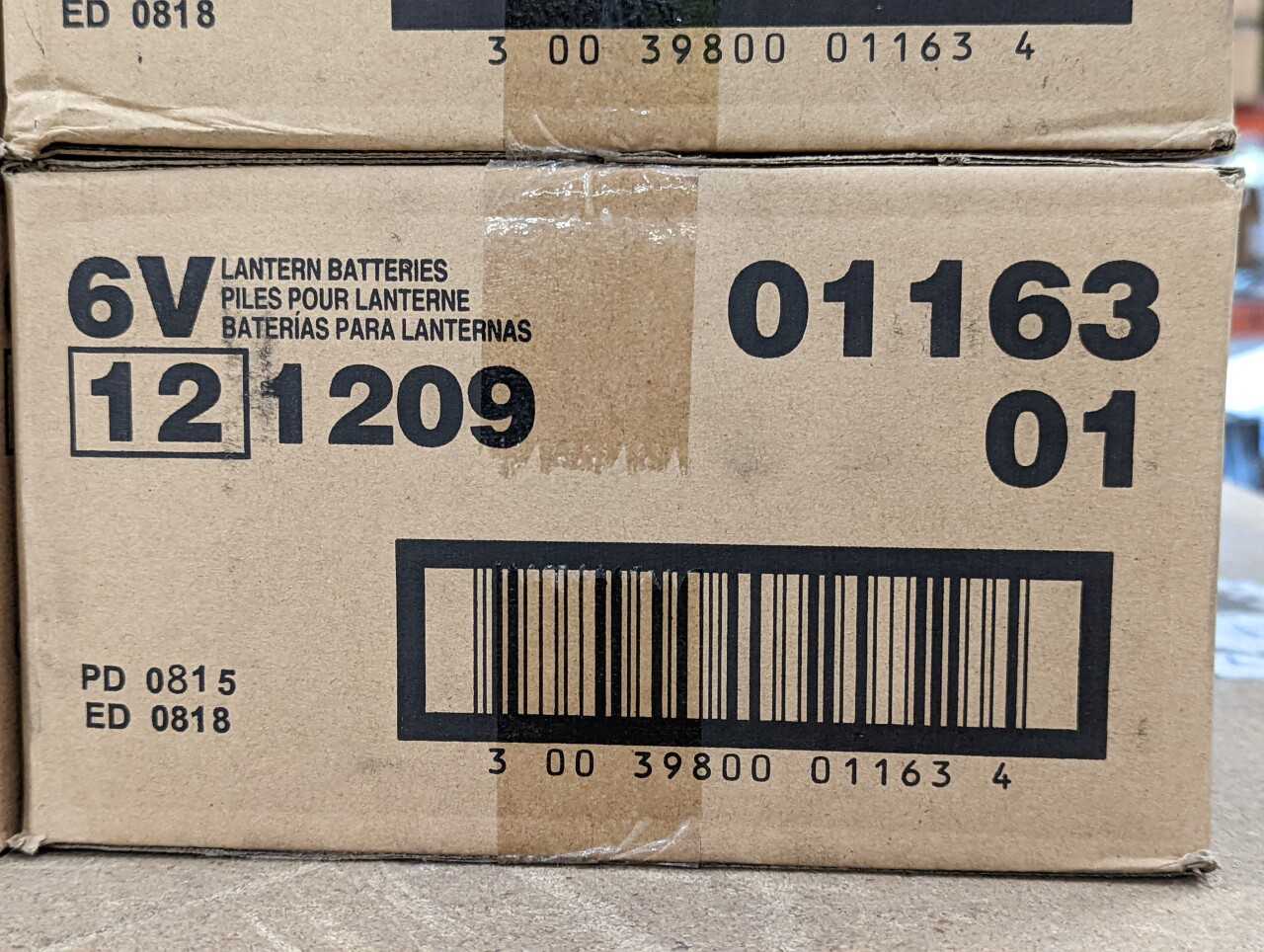 [Eveready - 11 Cases of 12] "1209" 6V Lantern Batteries - INDUSTRIAL PARTS