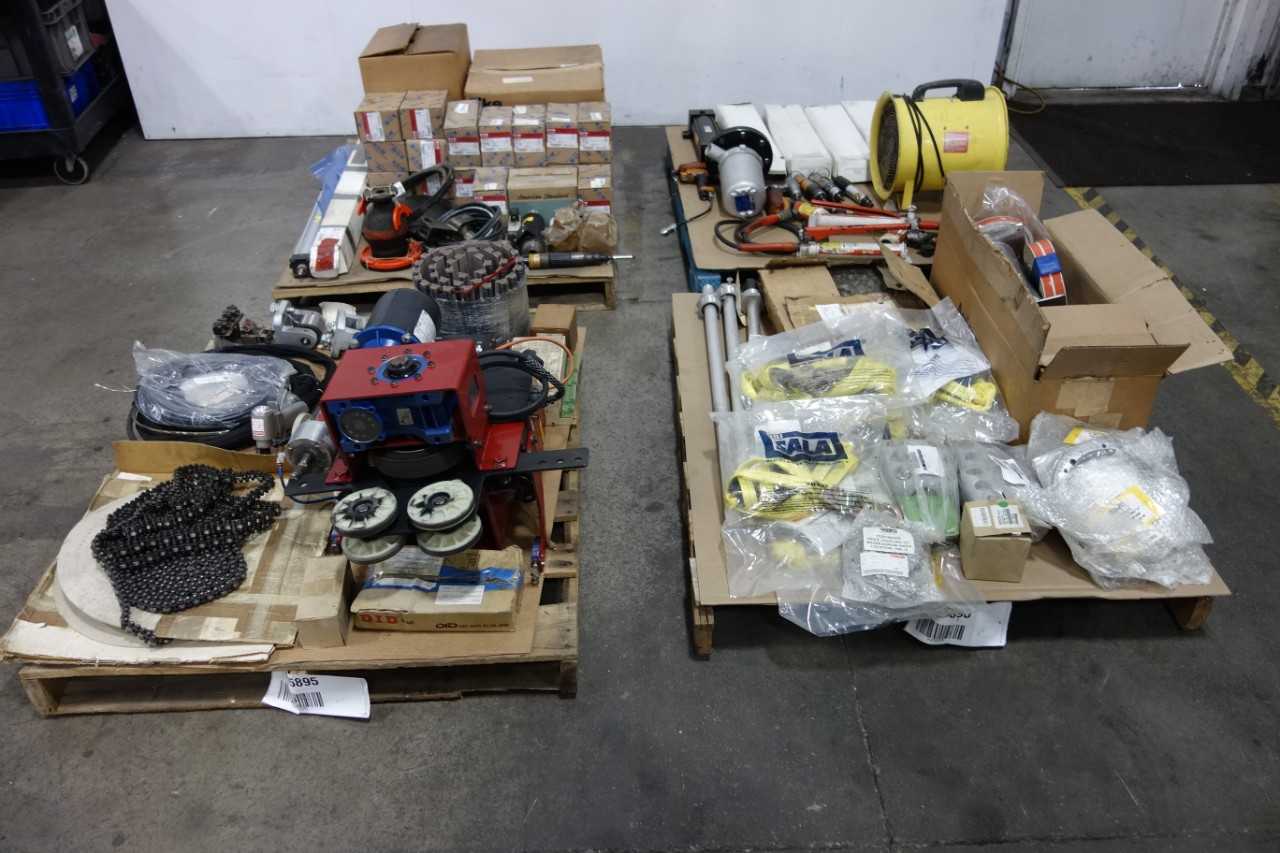 4 PALLETS OF ASSORTED MRO - INDUSTRIAL PARTS