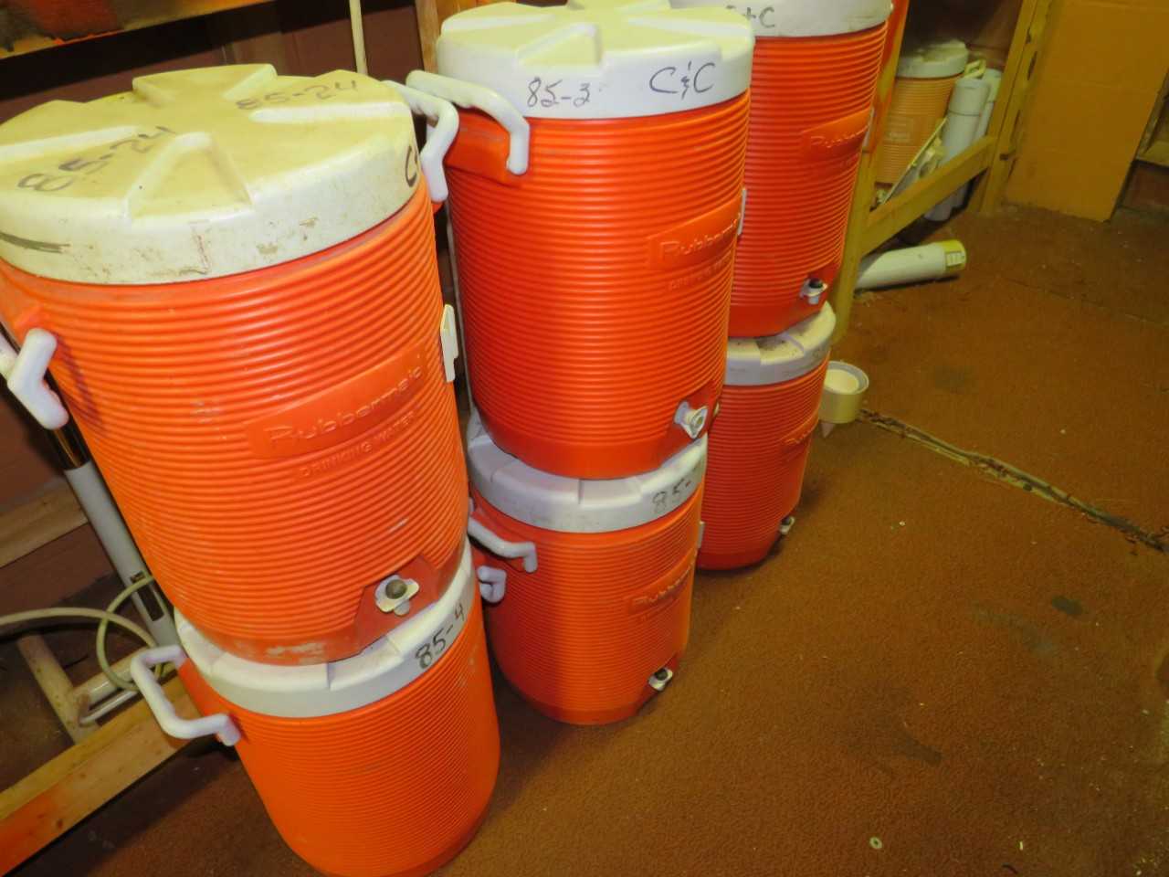 LOT OF 6 ASSORTED WATER COOLERS - MISCELLANEOUS
