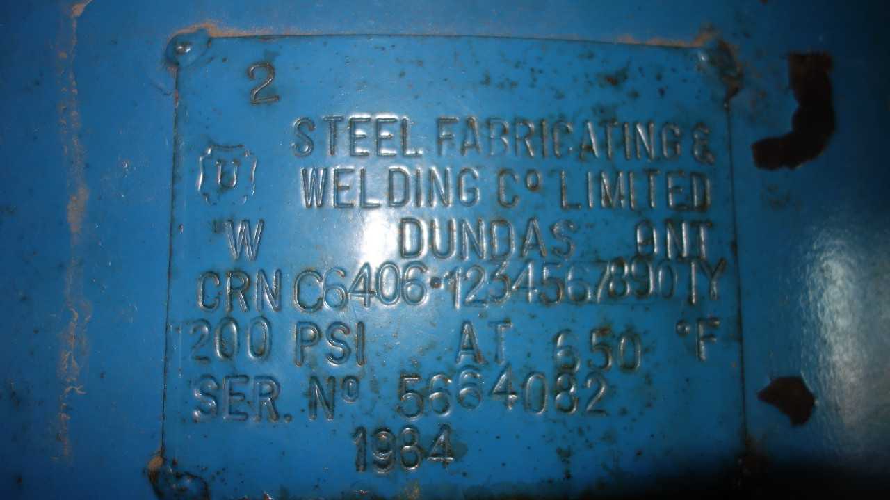 CANADIAN AIR COMPRESSOR CRNC6406 STEEL COMPRESSOR TANK  - AIR COMPRESSORS