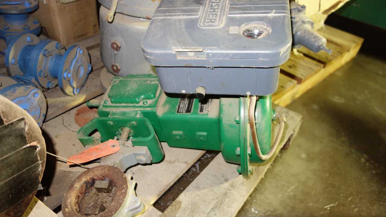 FISHER 8556-1052 3IN STEEL BUTTERFLY CONTROL VALVE - CONTROL VALVE